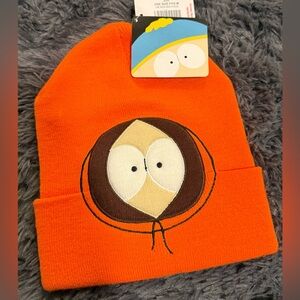 South Park Kenny McCormick Orange Beanie Hat – Bioworld – NWT